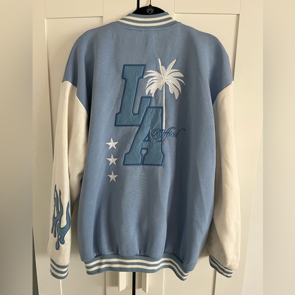 Blue and White LA Bomber Jacket (Dodgers or UCLA) - Picture 2 of 2